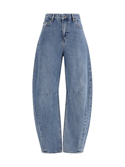 SELF-PORTRAIT Barrel Leg Jeans