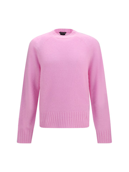 Tom Ford Crew-neck cashmere Sweater - Light Rose