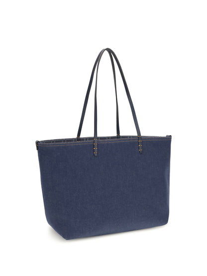 FENDI Reversible denim Tote Bag