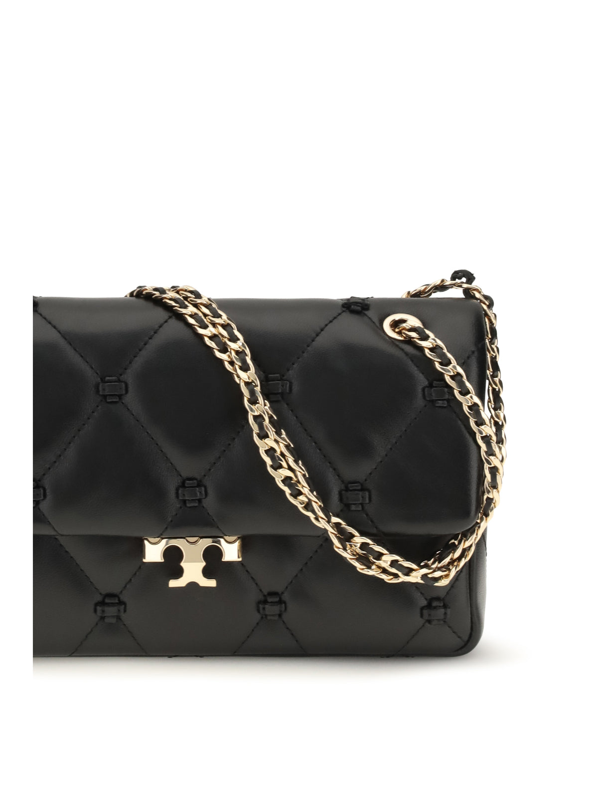 Tory Burch Small Bunny Knot Shoulder Bag - Black