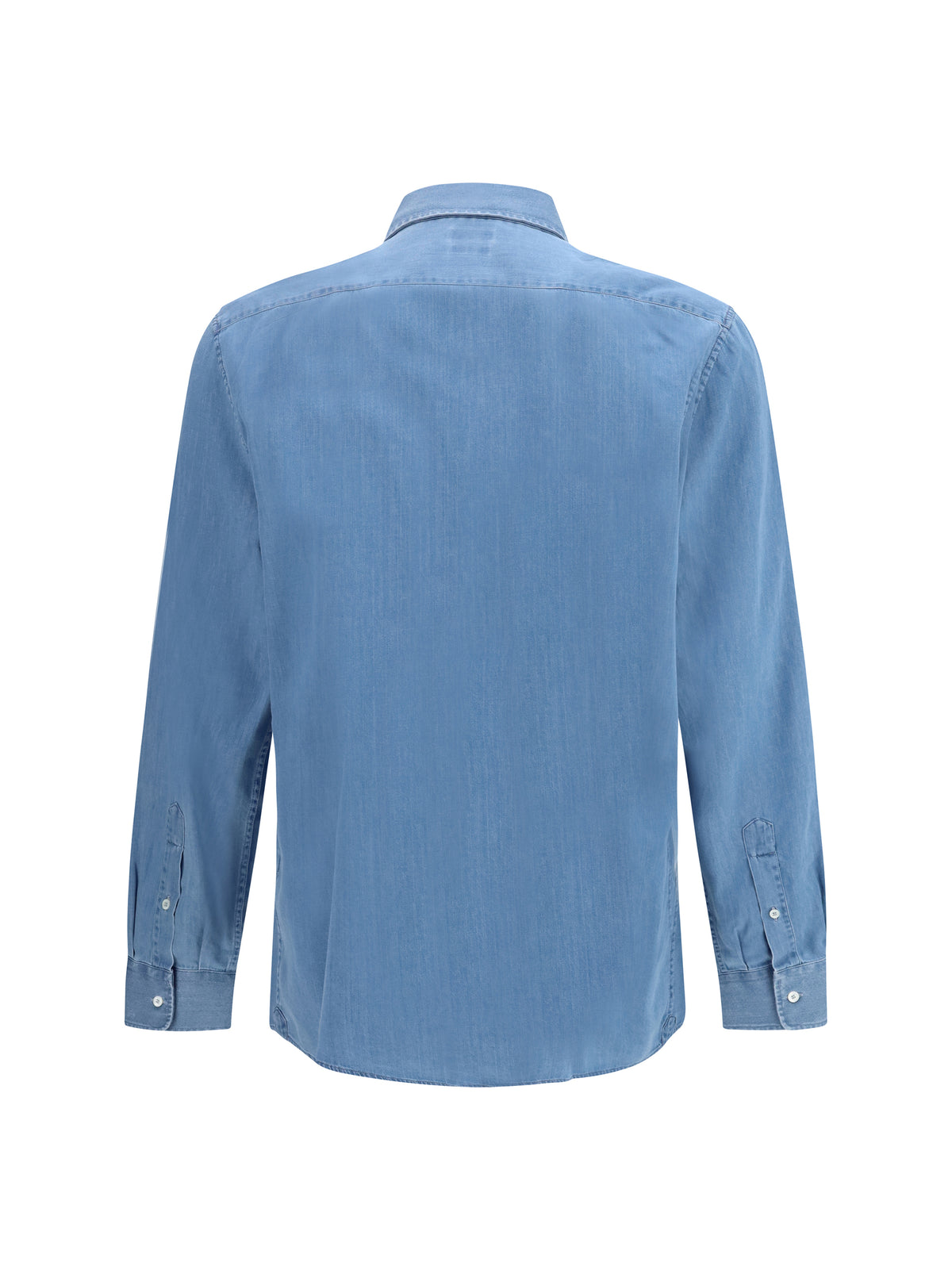 Brunello Cucinelli Cotton denim Shirt - Denim Chiarissimo