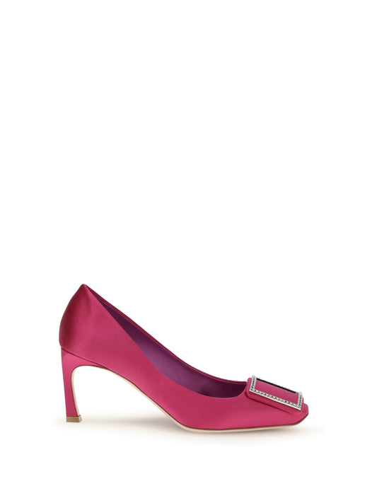 ROGER VIVIER Satin Trompette Pumps