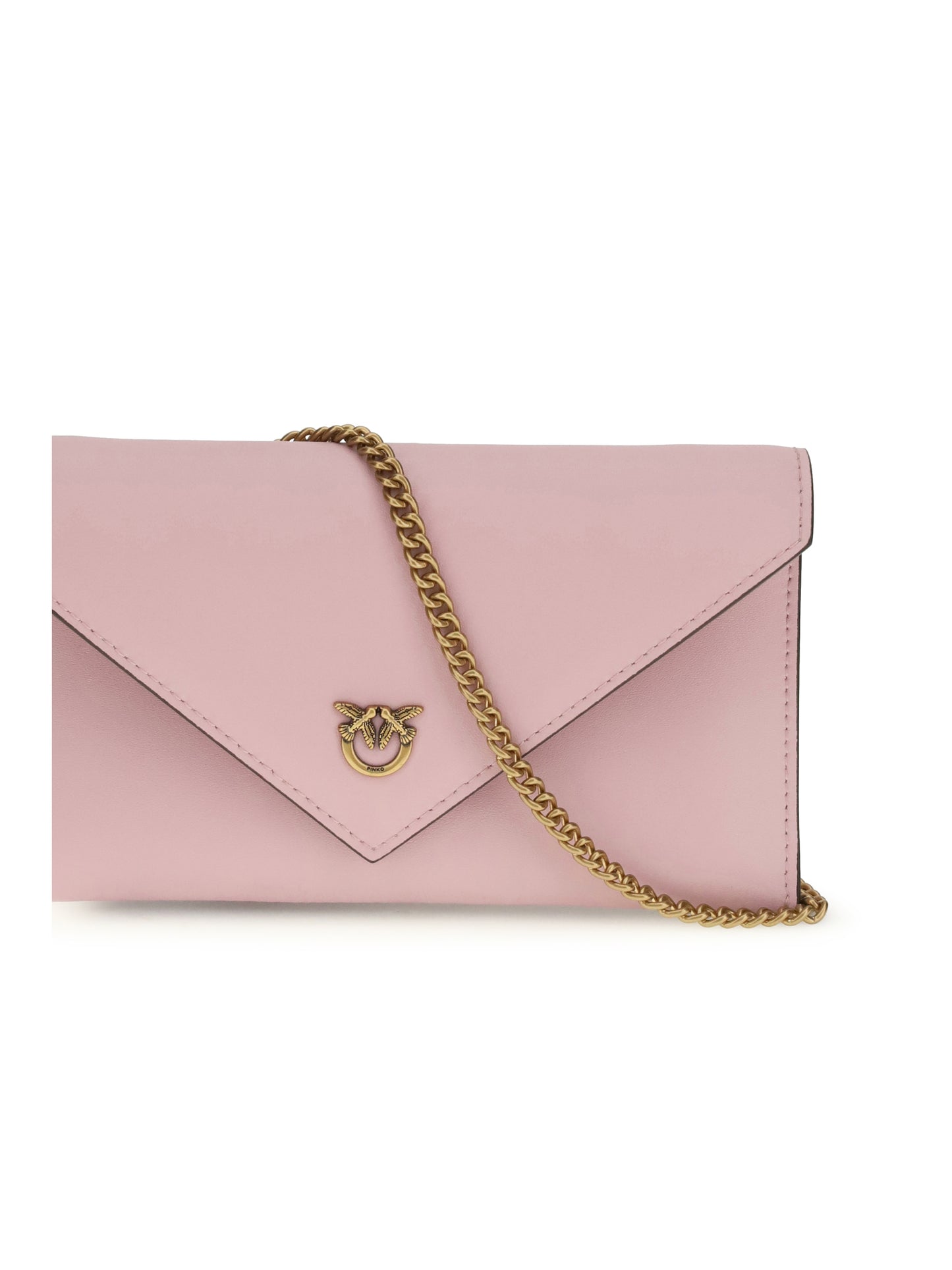 PINKO Love Birds Logo mini Clutch Bag
