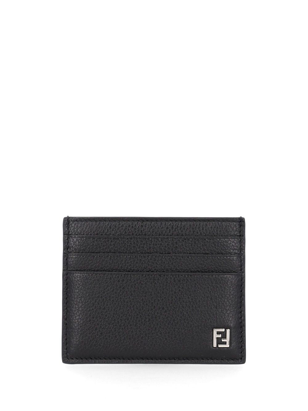Fendi "Araya" Card Holder - Black