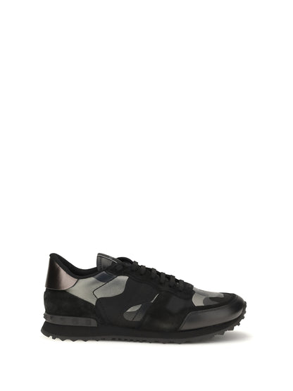 VALENTINO GARAVANI Rockrunner Camouflage laminated Sneakers