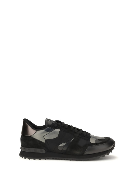 VALENTINO GARAVANI Rockrunner Camouflage laminated Sneakers