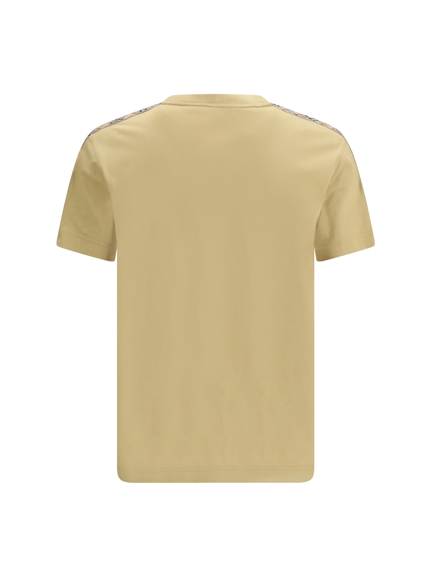 BURBERRY T-shirt with Check trims