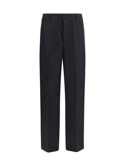 Prada Technical wide-leg Pants in canvas - Black