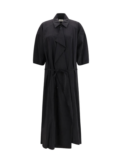 LEMAIRE Asymmetrical silk shirt Dress