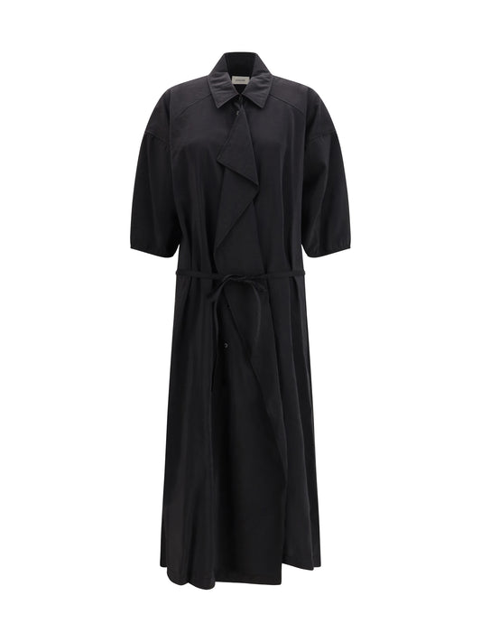 LEMAIRE Asymmetrical silk shirt Dress
