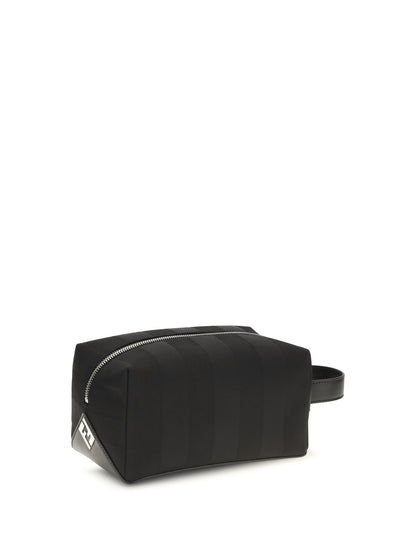 Fendi Striped Beauty Case - Nero+Palladio