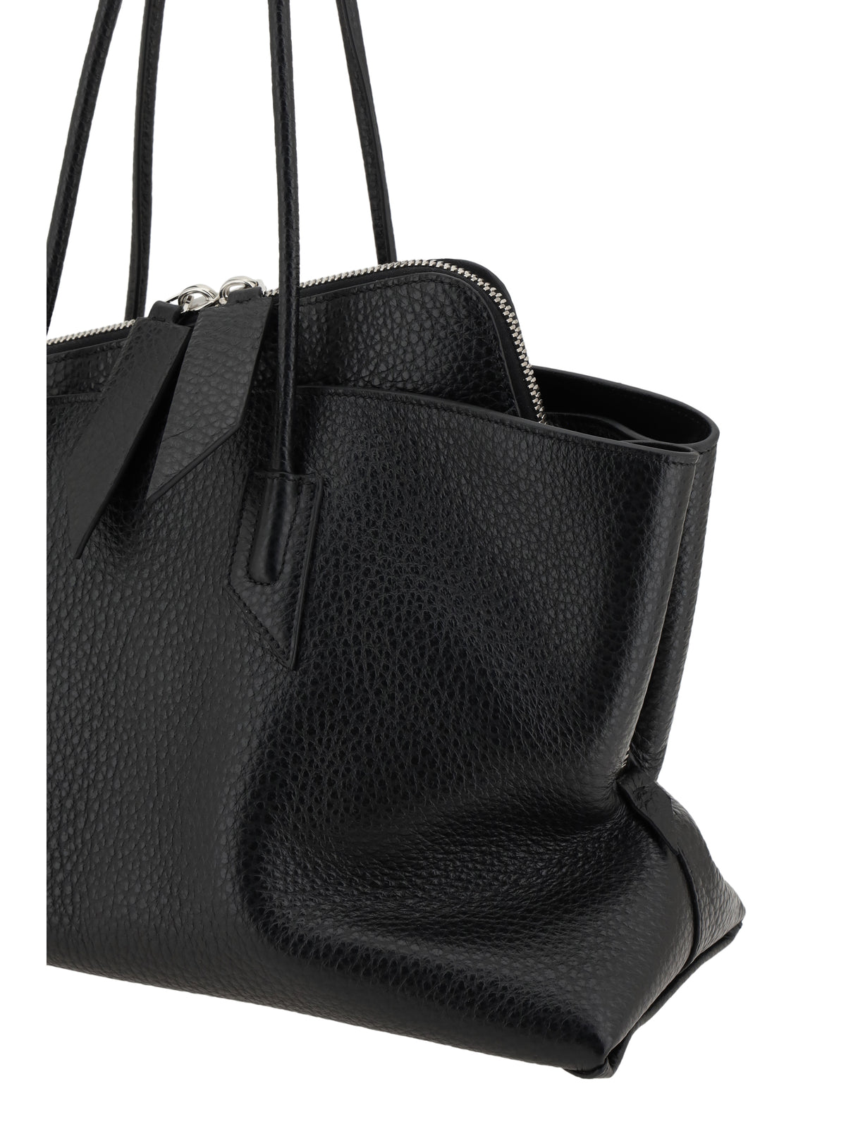 The Attico La Passeggiata Shoulder Bag - Black
