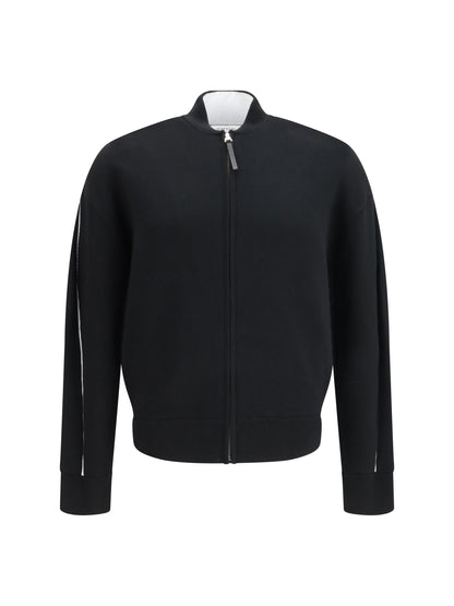 Givenchy Stretch wool-blend Cardigan - Black/White