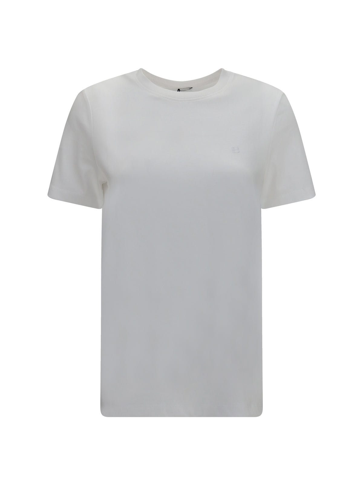 Balmain Embroidered jersey T-shirt - Blanc/Blanc