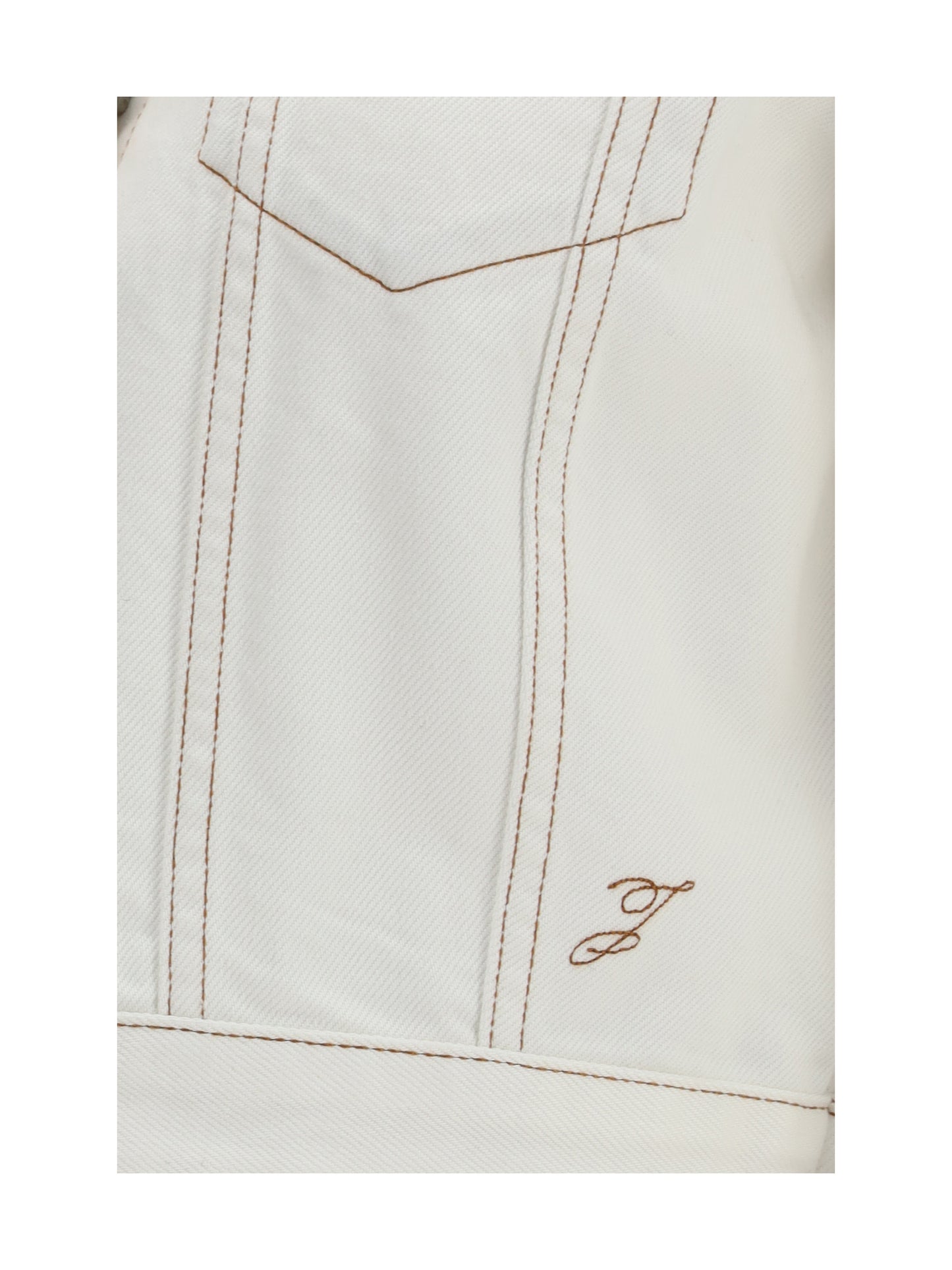 JACQUEMUS Ovalo Jacket in denim