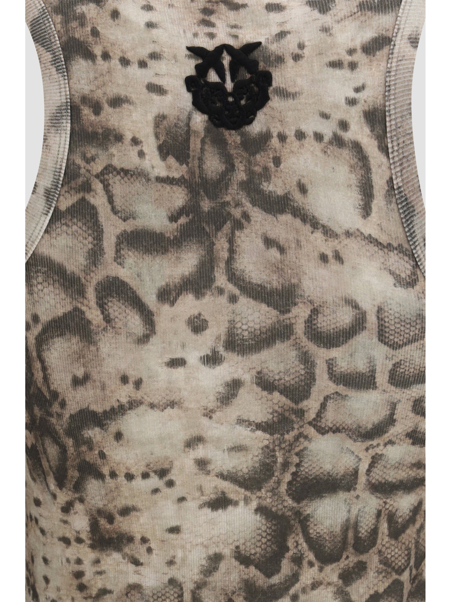 PINKO Snakeskin-print tank Top