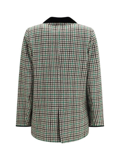 Forte_forte British Check Jacket - Royal
