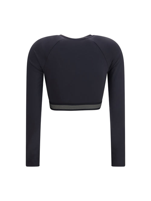 New Balance AC Long-Sleeve Sports Top - Black