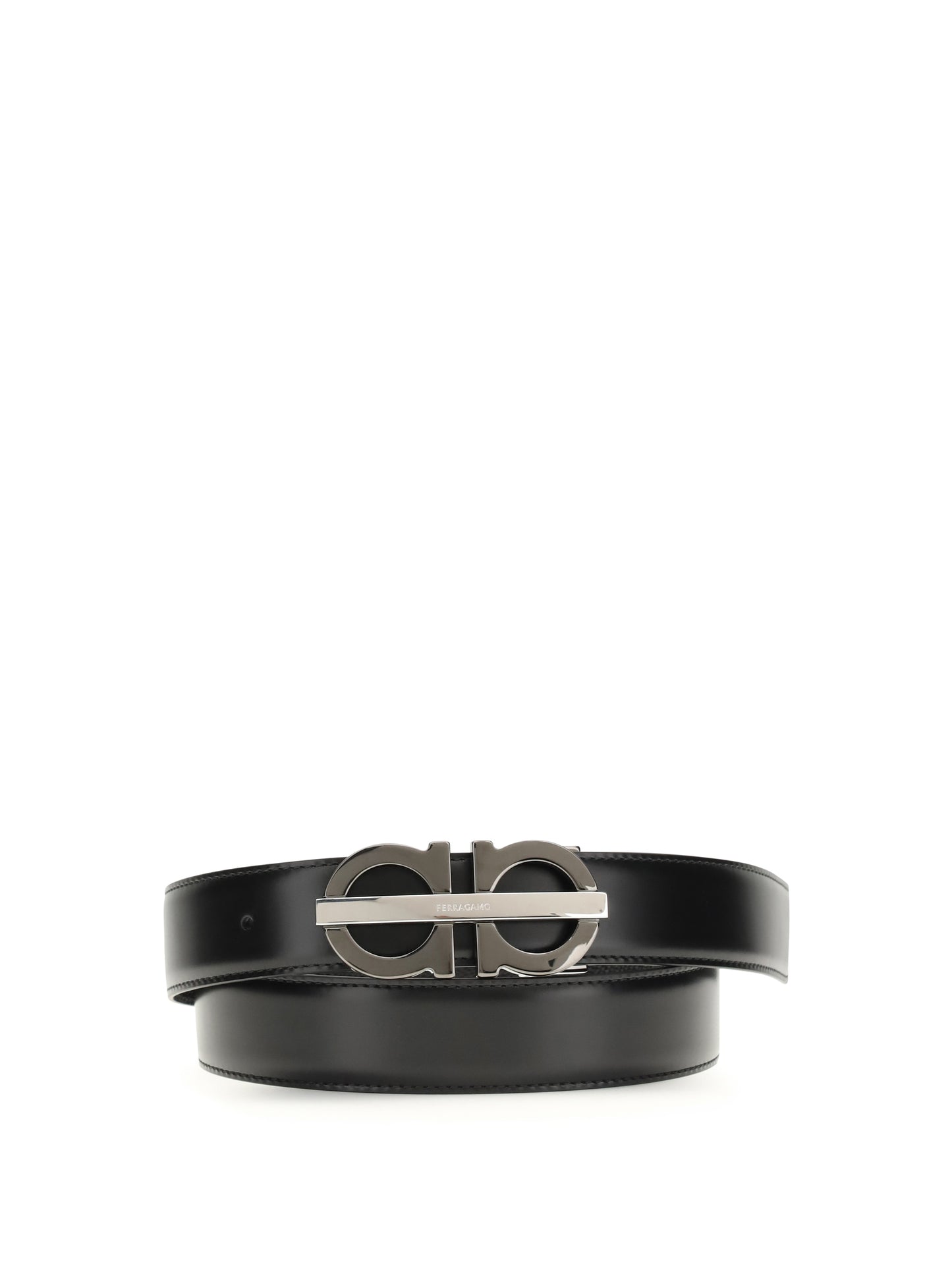 FERRAGAMO Reversible and adjustable Gancini Belt