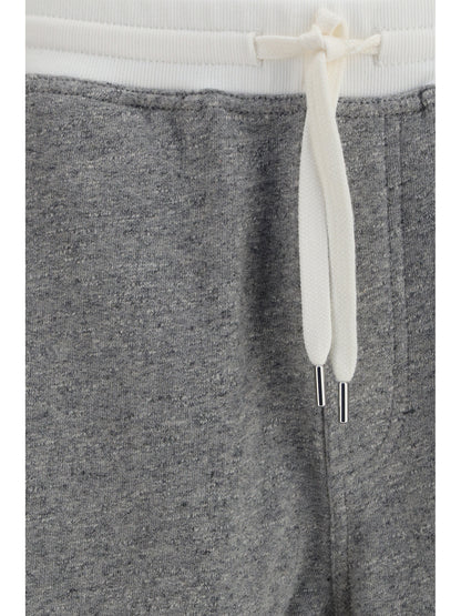 BRUNELLO CUCINELLI Jogger Pants in cotton and linen