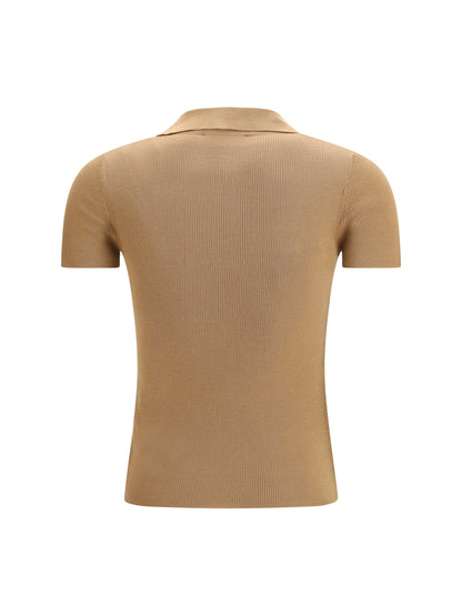 MAX MARA Albero Wool Polo Shirt