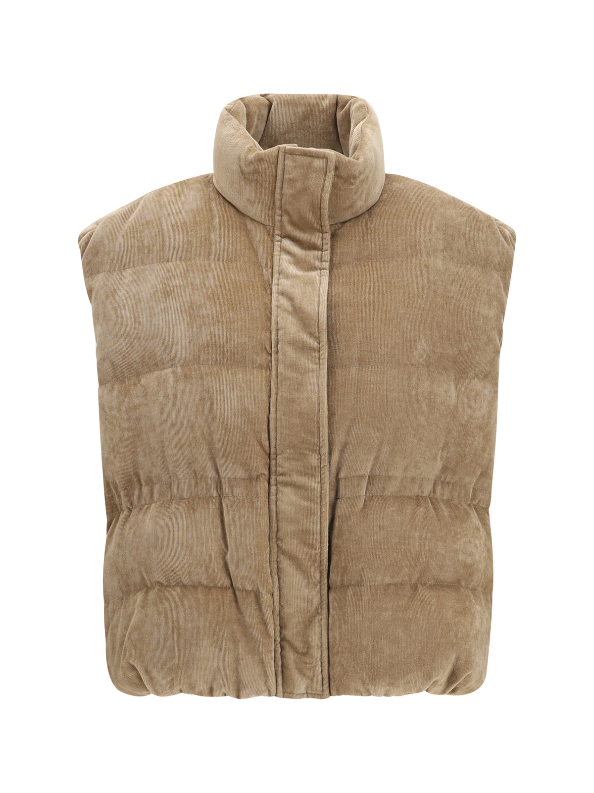 Brunello Cucinelli Sleeveless padded Vest - Cappuccino