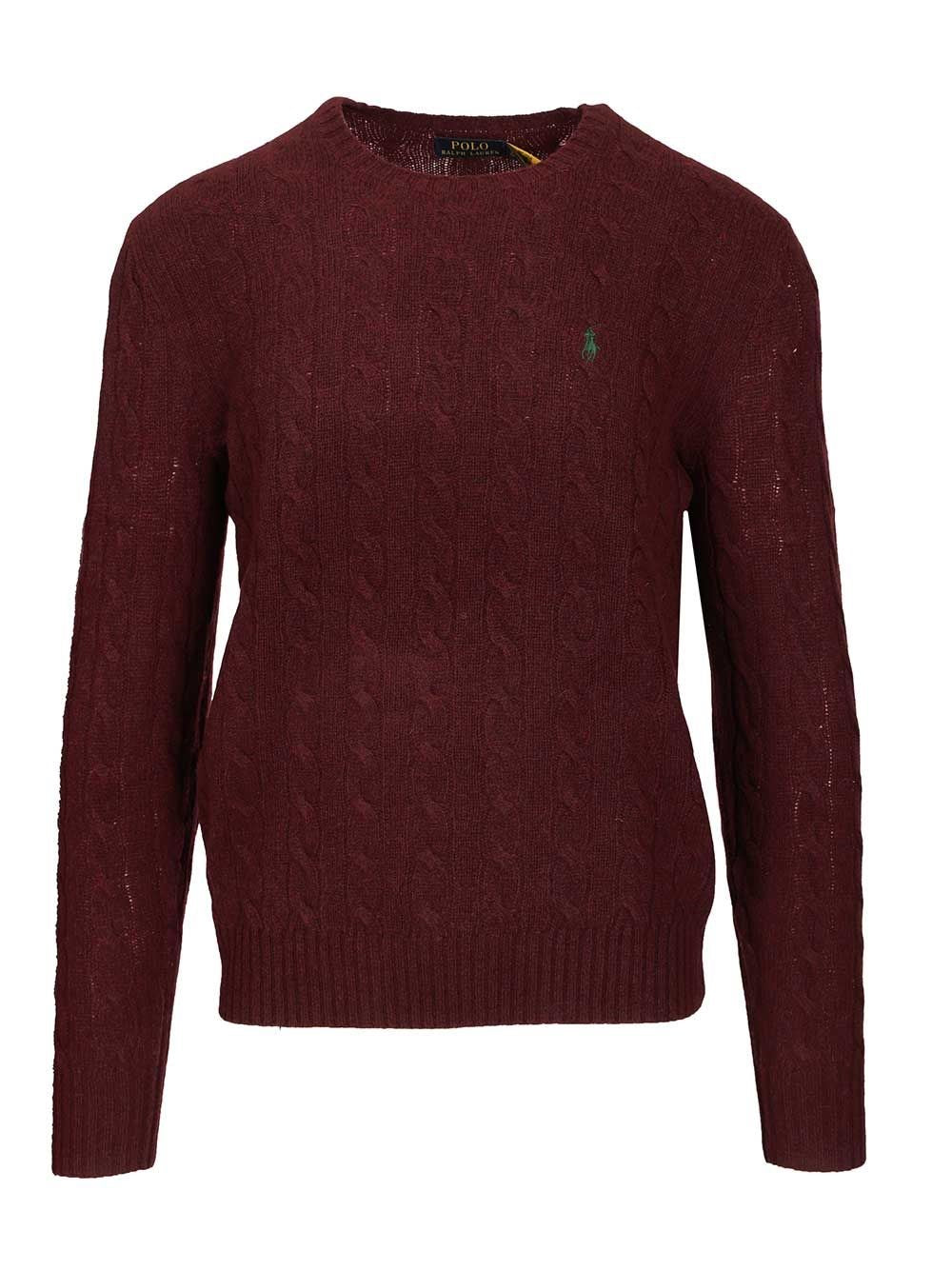 Polo Ralph Lauren Cable Knit Sweater - Bordeaux