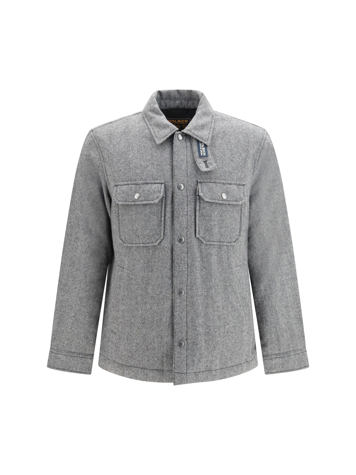 Woolrich Alaskan Check Jacket - Herringbone Grey