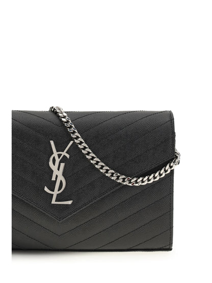 Saint Laurent Chain Wallet - Black