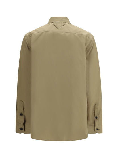 Prada Cotton poplin Shirt - Mastice