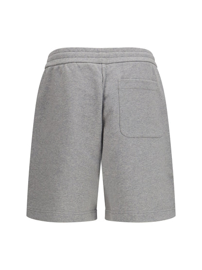 Moncler Tracksuit Shorts with logo - Light Grey