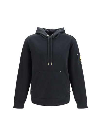 Moose Knuckles Hartsfield Gold Series Zip Up Hoodie - Black