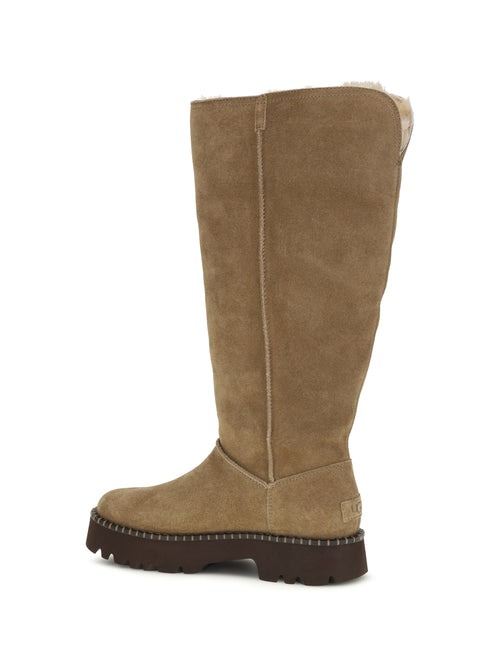 UGG Uptowner Suede Tall Boots - Light Bronze