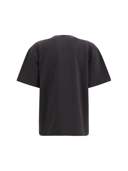 Ganni Tiger cotton T-shirt - Phantom