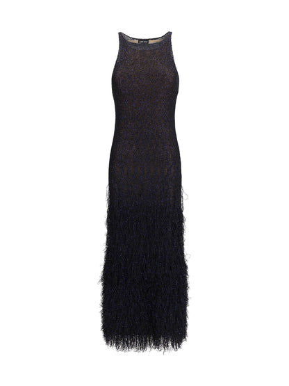 GIORGIO ARMANI Long sequin-knit Dress
