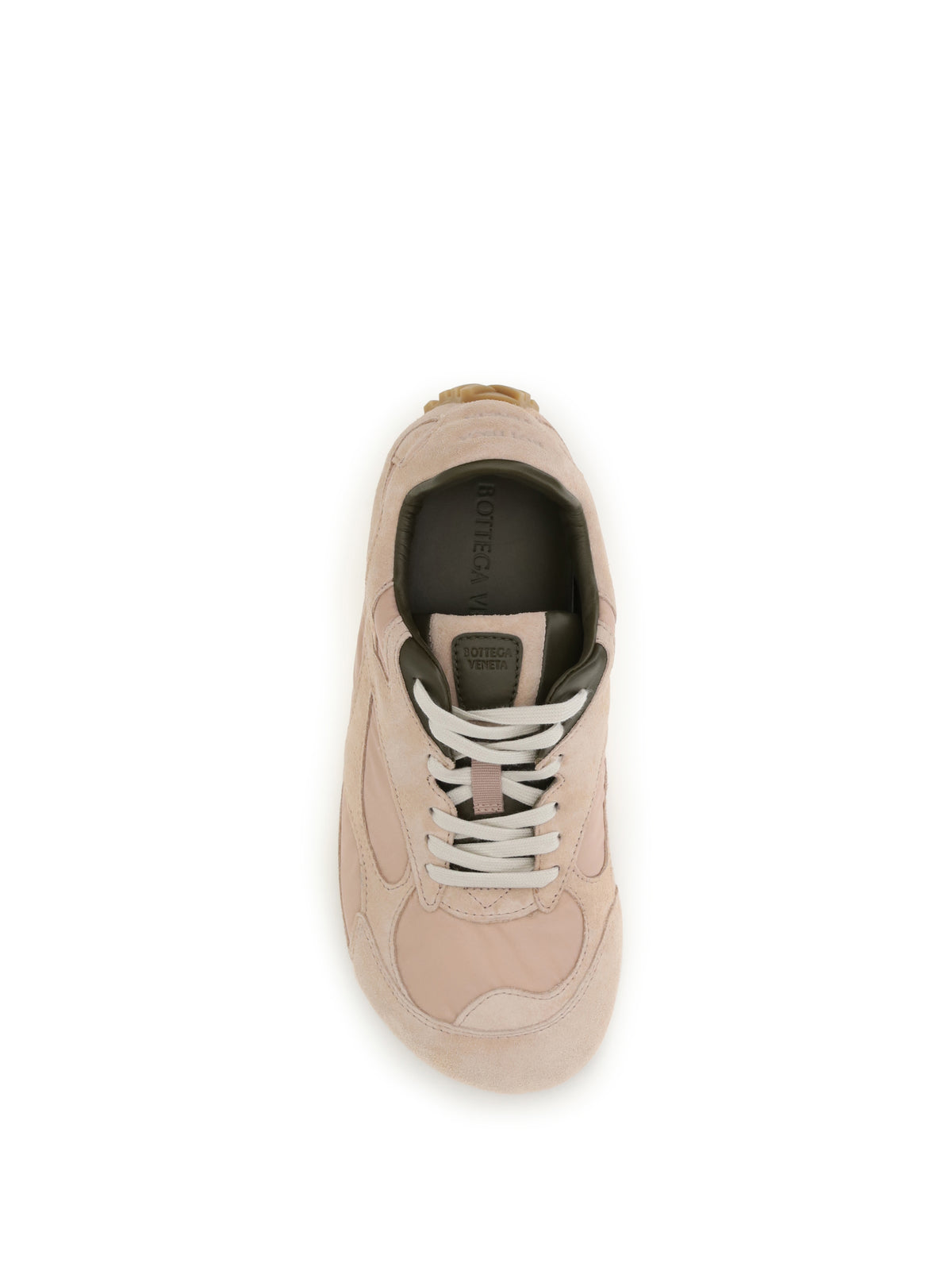 Bottega Veneta Orbit Flash Sneakers - Terra Pink/Olive Oil
