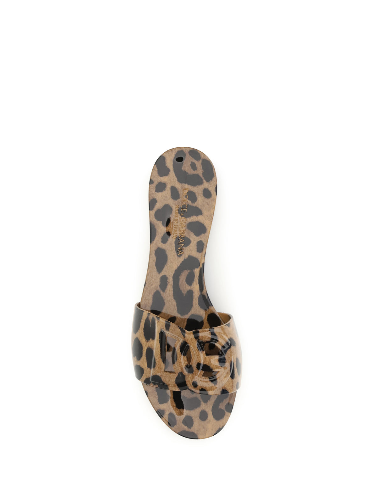 Dolce & Gabbana Rubber Sandals with leopard print - Leo New