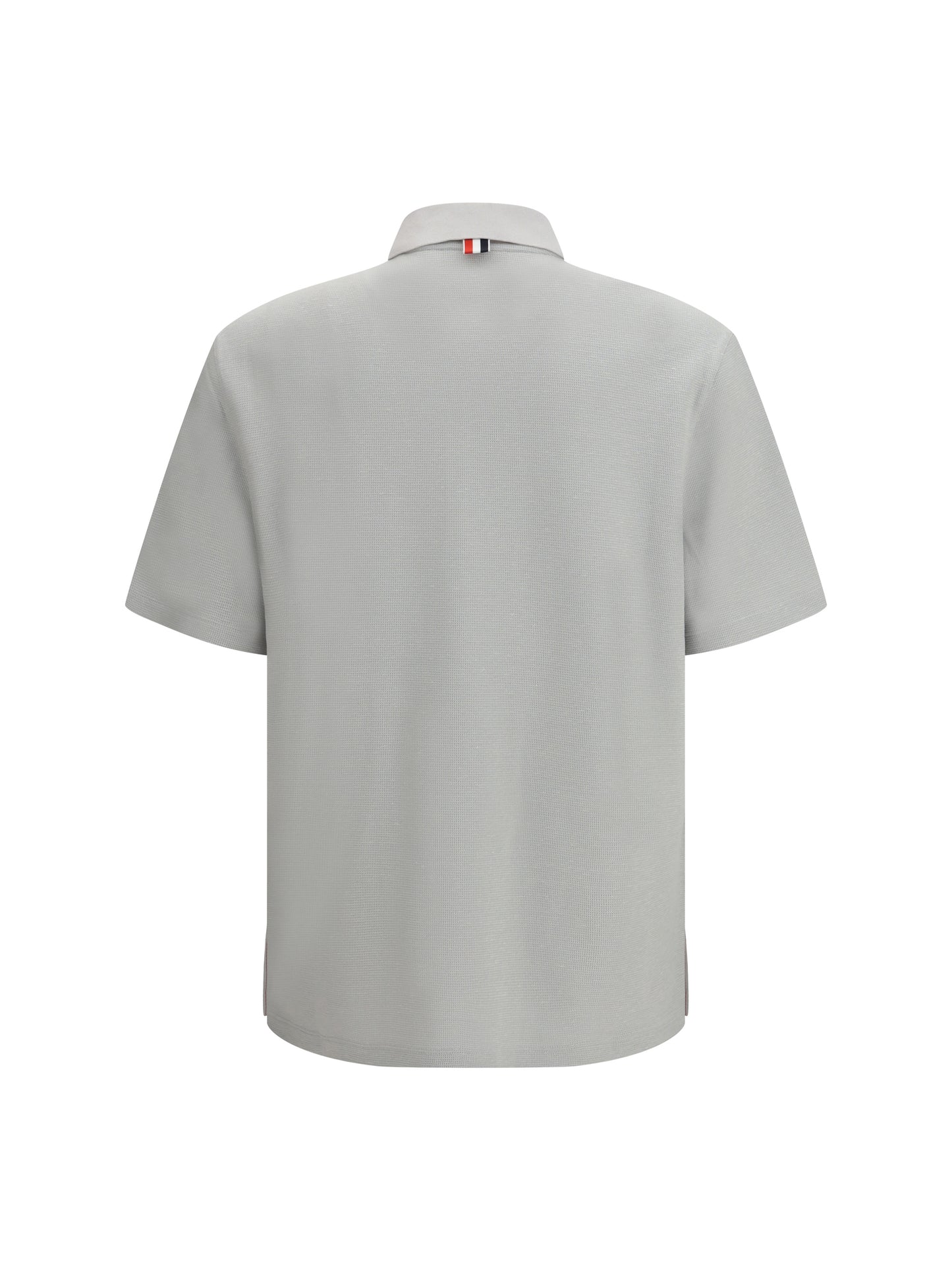THOM BROWNE Short-sleeve Polo with chest pocket