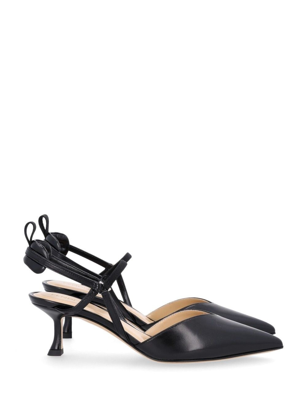 Fendi "Very Colibrì" Slingback - Black