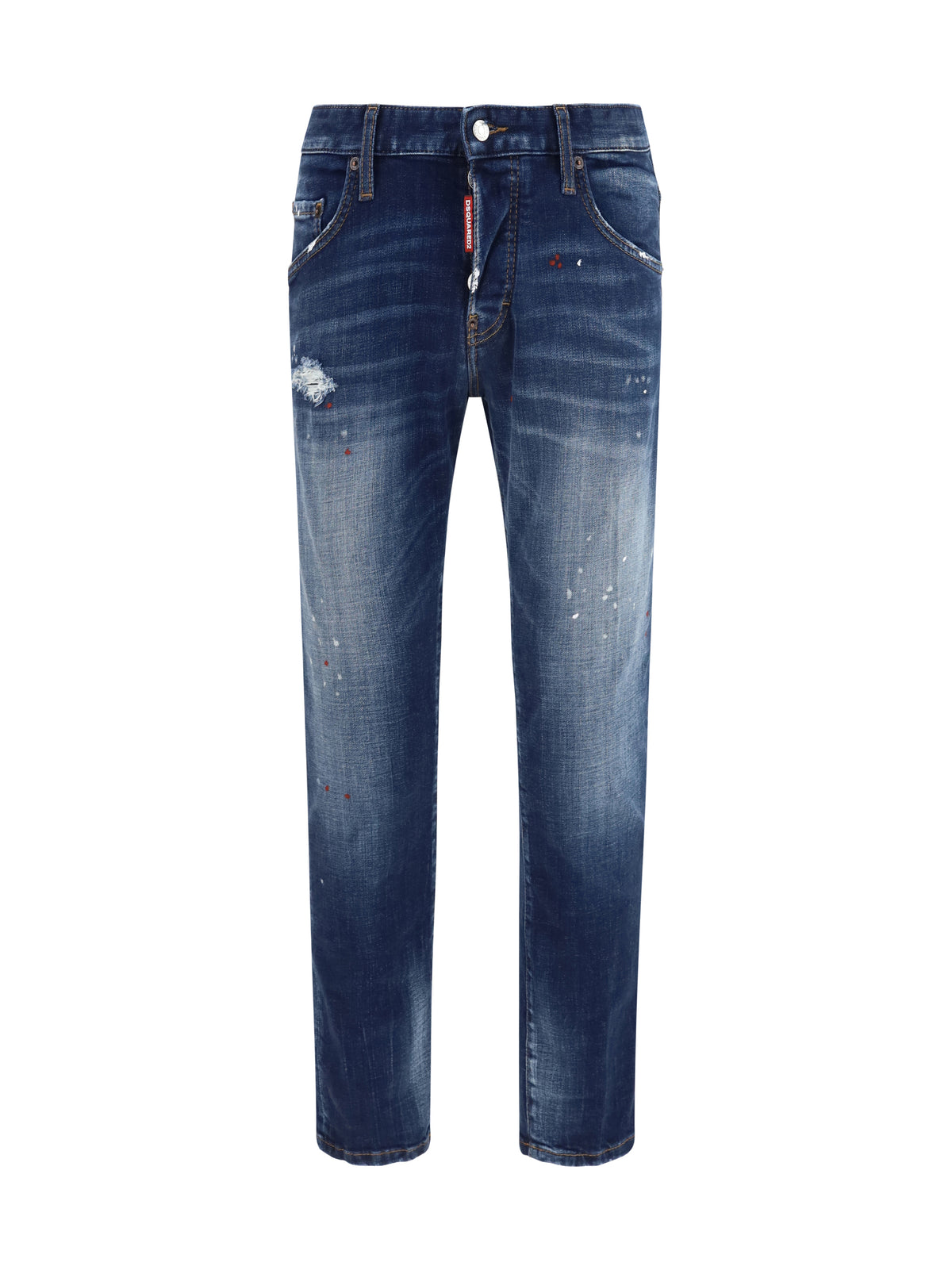 Dsquared2 Distressed skater Jeans - Navy Blue