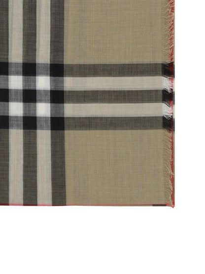 BURBERRY Silk and wool blend Scarf