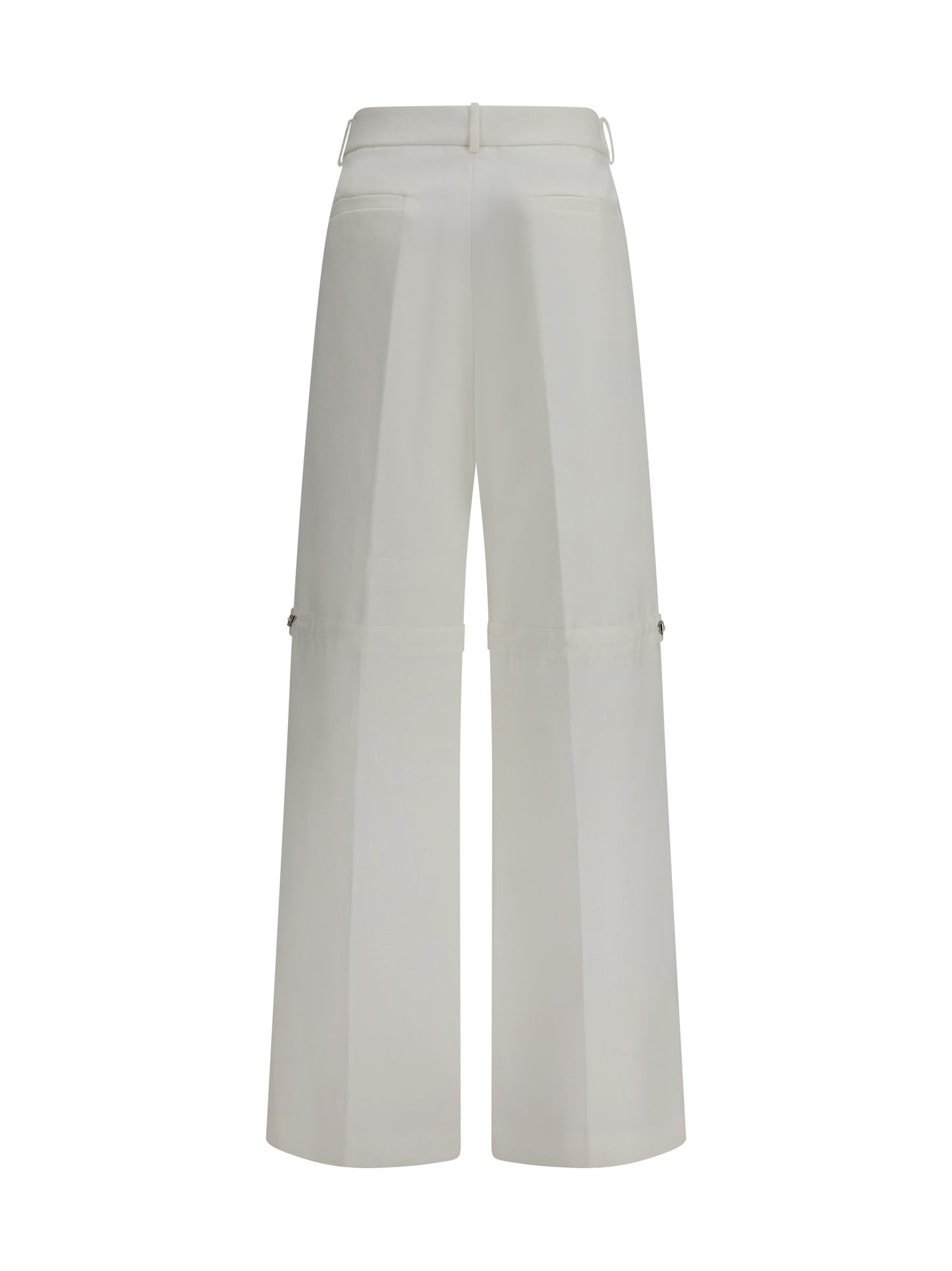 FENDI Pants in cotton with embroidered logo
