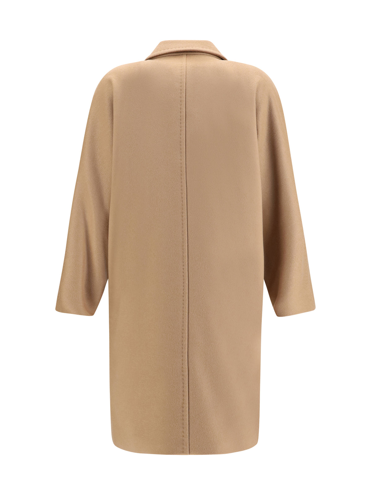 Max Mara Studio Double breasted wool drap Coat - Camel