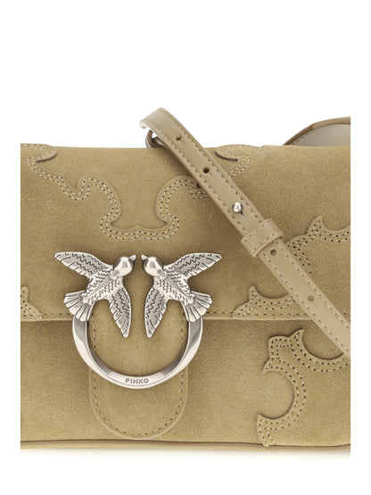 PINKO Love One Slouchy Mini Shoulder Bag