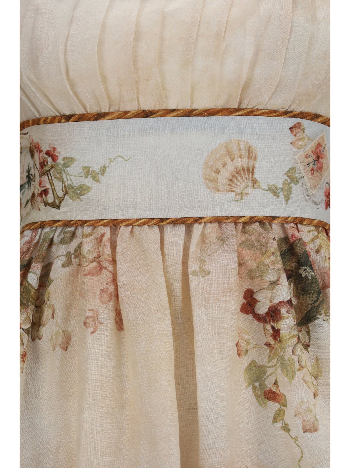 ZIMMERMANN Mahon linen corset Dress