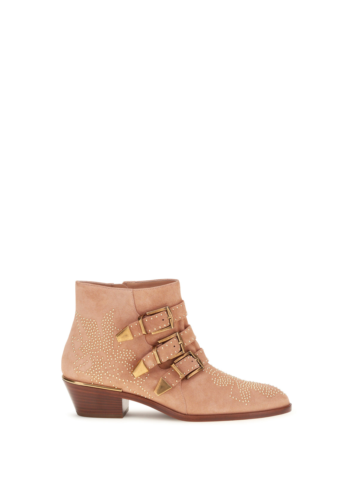 Chloé Suede Susan Boots - Dusty Rose