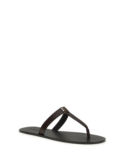 SAINT LAURENT Babylone thong Sandals