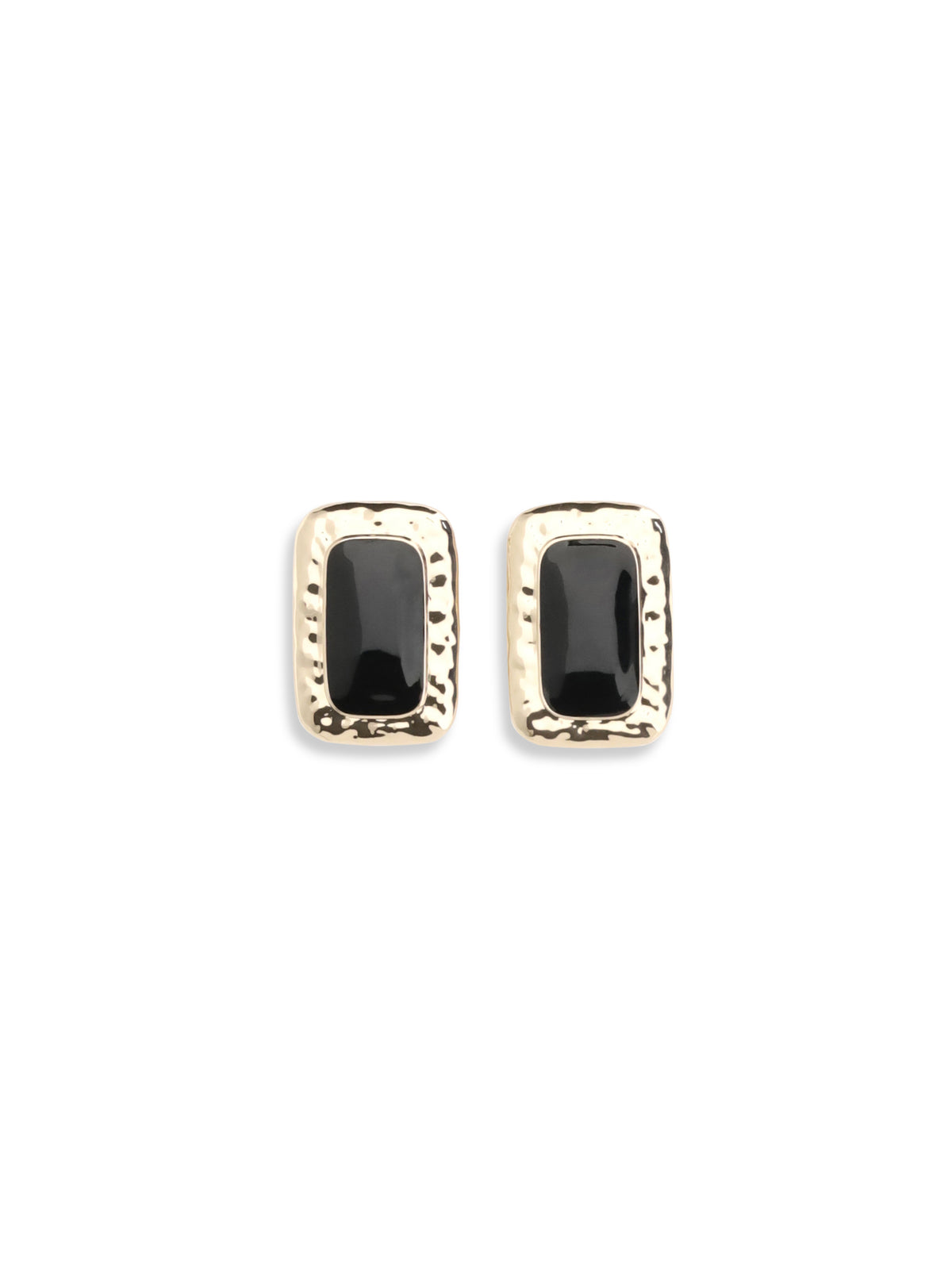 Self-Portrait Mottled gold Earrings