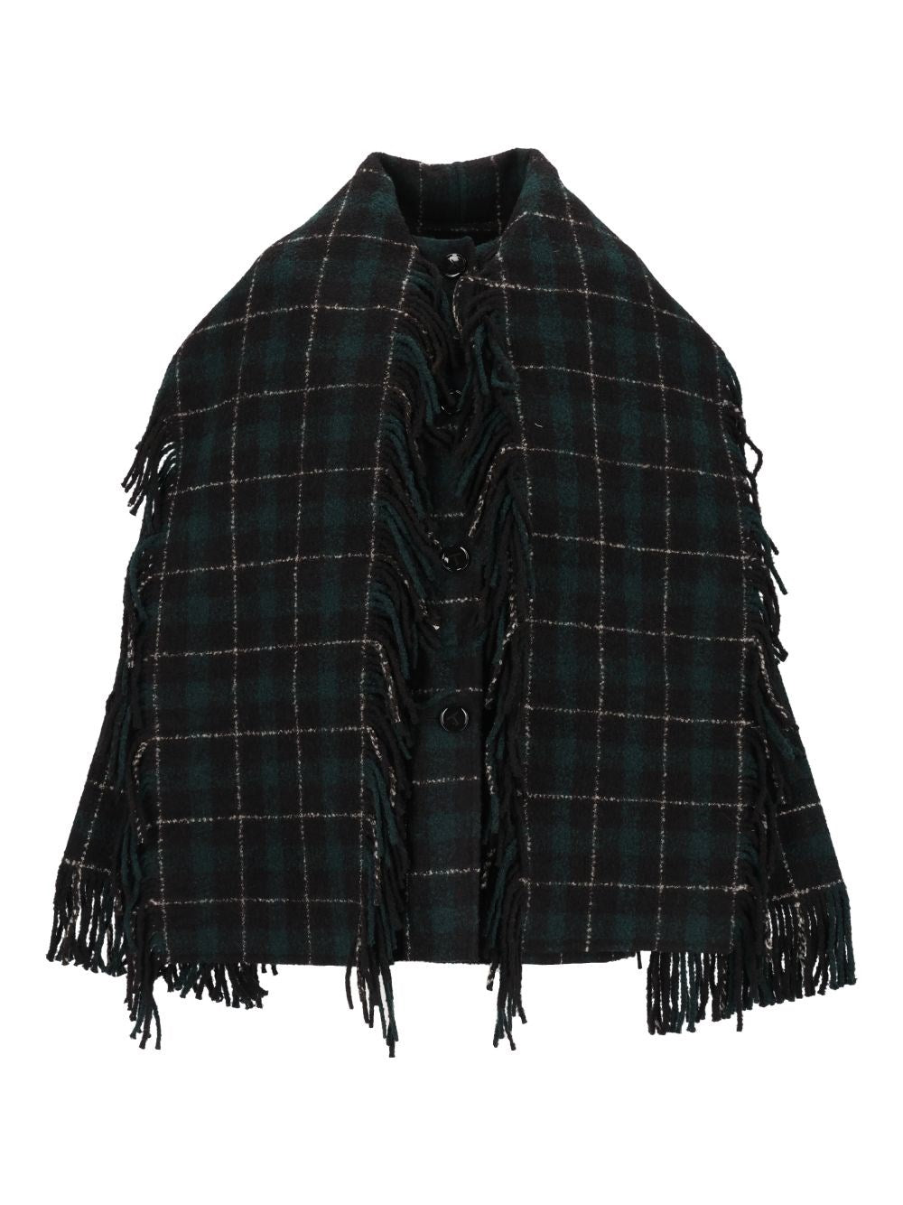 Toteme "Fringed Scarf" Jacket - Multi