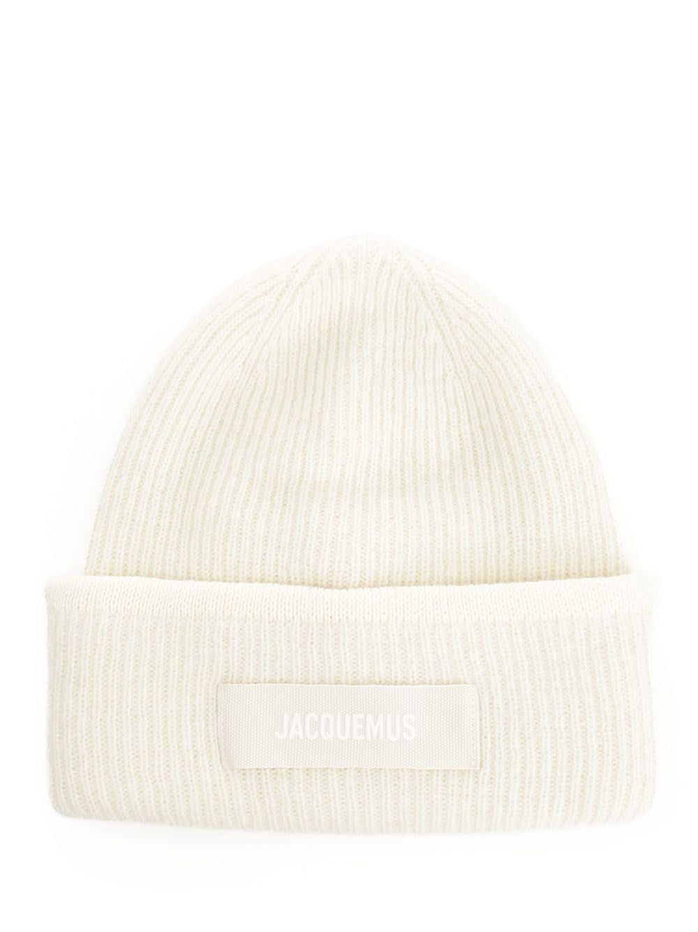 Jacquemus "Le Bonnet" Alpaca Hat - White